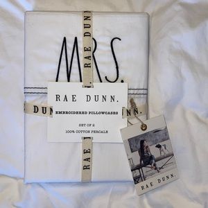 Mr. & Mrs. Rae Dunn pillow cases